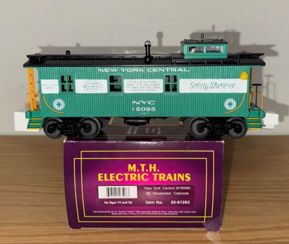 Picture of MTH Premier New York Central 35' Woodsided Caboose