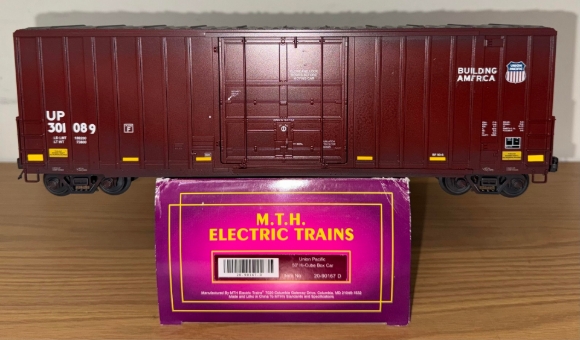 Picture of MTH Premier Union Pacific 50' Hi-Cube Boxcar (weathered)