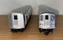 Picture of MTH RailKing MTA R-42 2-Car Silver Subway Non-Powered Set
