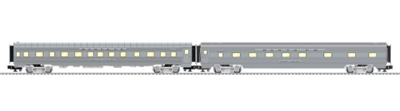 Picture of Lionel Santa Fe Sleeper/Diner 21" Passenger 2-pack A