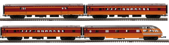 Picture of ATLAS Premier Milwaukee Road 70' Streamlined 4-Car Passenger Set 