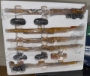 Picture of K-Line TTAX 5-Car Set of Spine Cars w/ (4) Intermodal Containers & (2) Iso Tanks